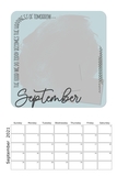 What A Month Template Calendar 12x18