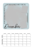 What A Month Template Calendar 12x18