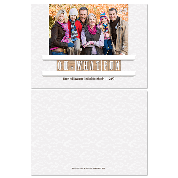 What Fun Letterboard Card