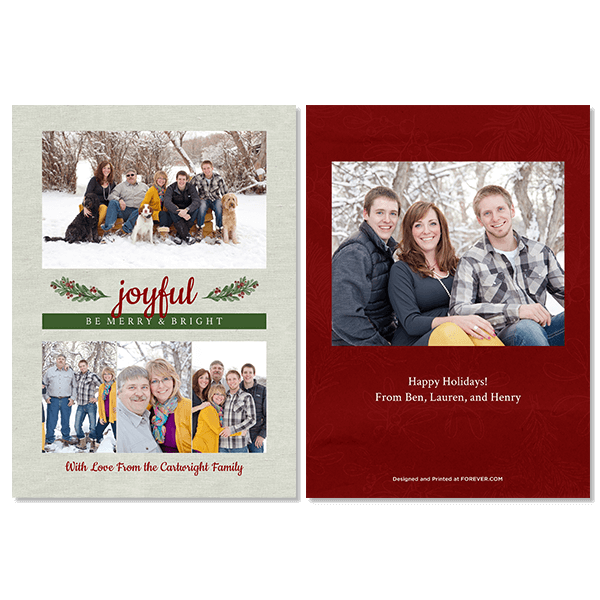 Joyful Merry Bright Card