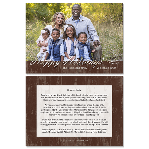 Country Holiday Card