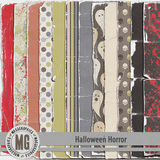 Halloween Horror Worn Papers