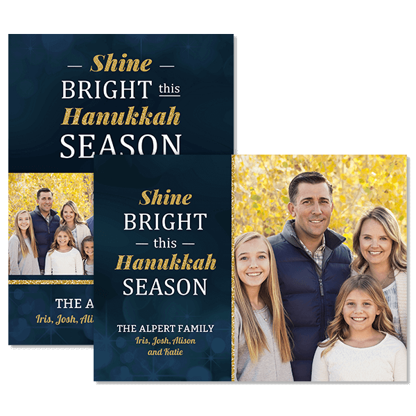 Shine Bright Hanukkah Card