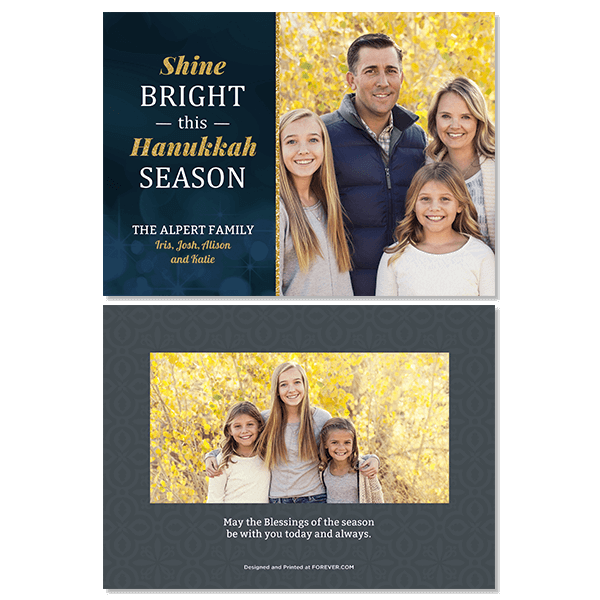 Shine Bright Hanukkah Card