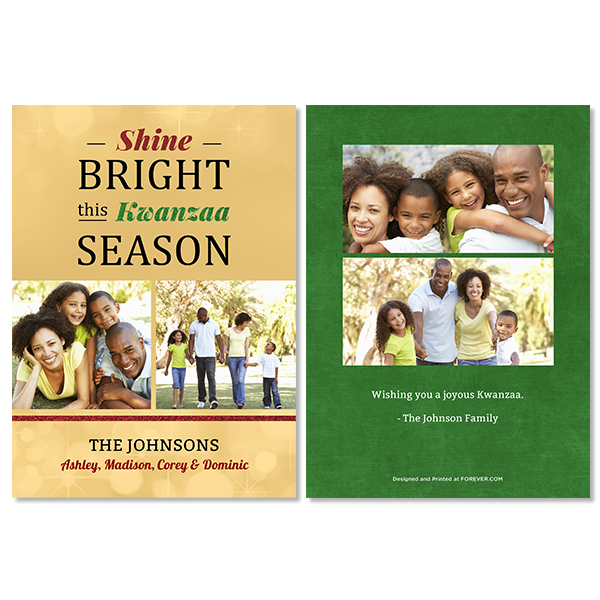 Shine Bright Kwanzaa Card