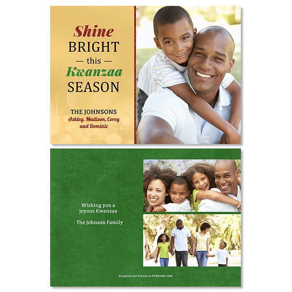 Shine Bright Kwanzaa Card