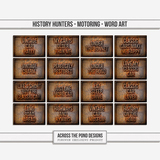 History Hunters - Motoring - Word Art