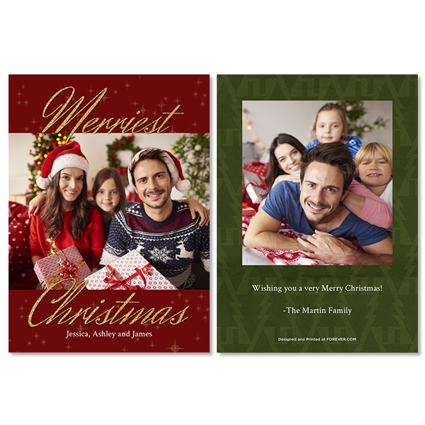 Merriest Christmas Red Card