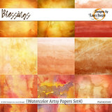 Blessing Watercolor Papers Set 4