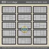 Seamless Layflat Book 3 - Black