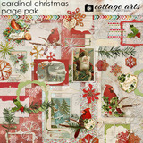 Cardinal Christmas AlphaSet