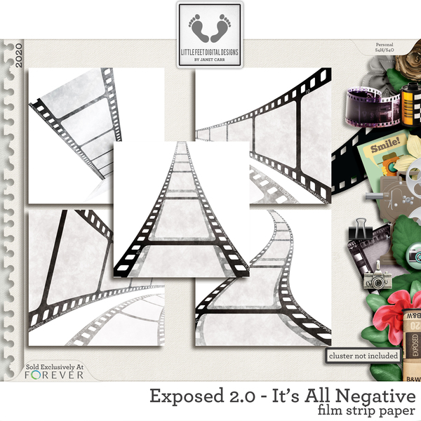 Exposed 2.0 - It's All Negative Film Strip Paper