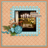 Hanukkah Lights Word Tags