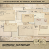 Vintage Memories Traveler Postcards