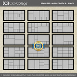 Seamless Layflat Book 6 - Black