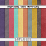 History Hunters - Fashion - Semi-Solid Papers