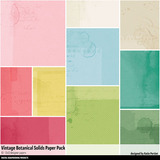 Vintage Botanicals Scrapbooking Bundle