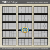 Seamless Layflat Book 7 - Black