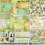 Stitched Botanicals 1 Paper Pak