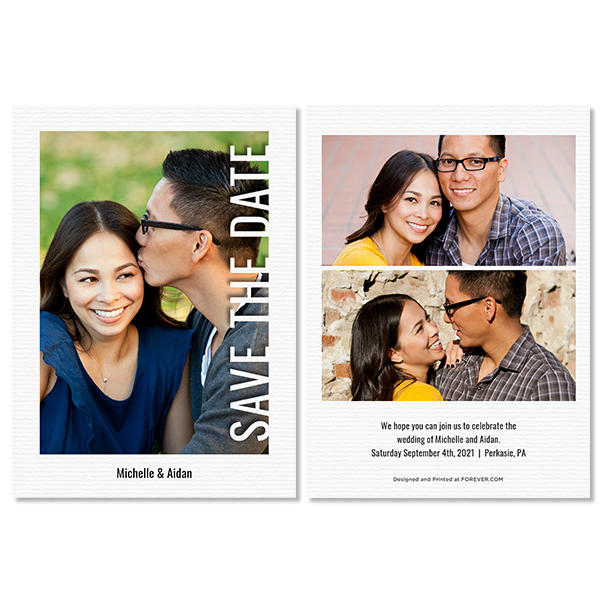 Modern Save the Date Card