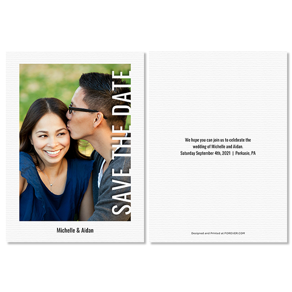 Modern Save the Date Card