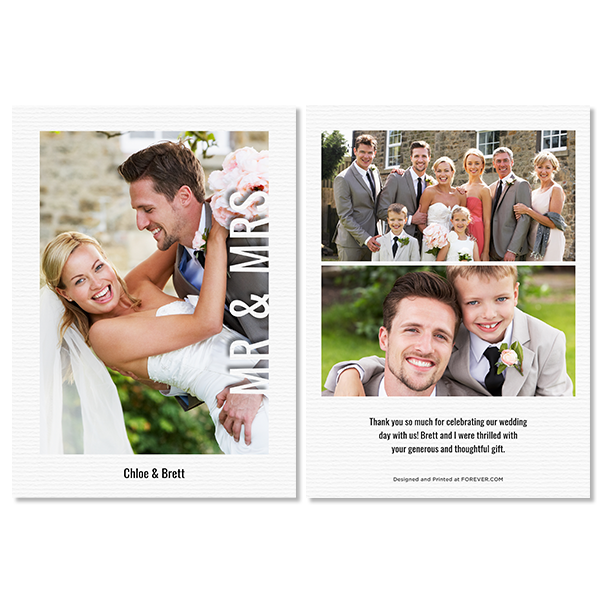 Modern Mr & Mrs Card