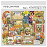 Bygone Beauty Vintage Labels 2