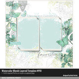 Watercolor Blends Layered Template 10