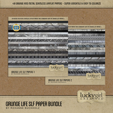 Grunge Life SLF Paper Bundle