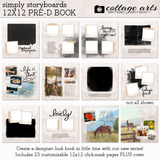 Simply Storyboards 12x12 Pre-designed Book