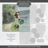 Artistic License - Watercolor Wonder Friday Freebie