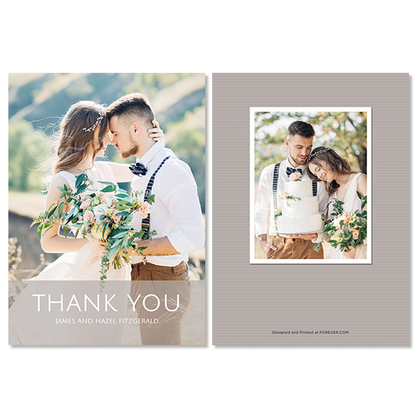 Always & Forever Thank You Card