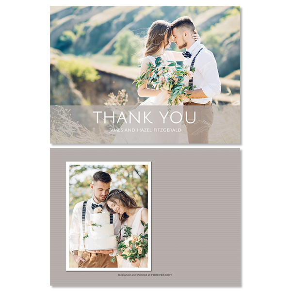 Always & Forever Thank You Card