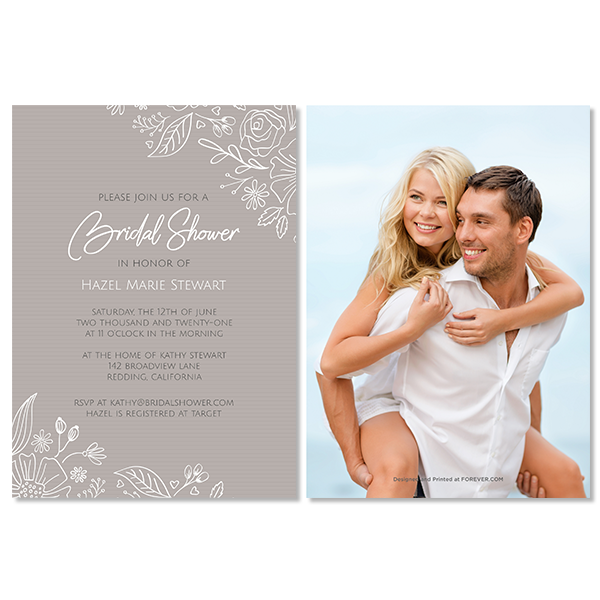 Always & Forever Bridal Shower Invitation