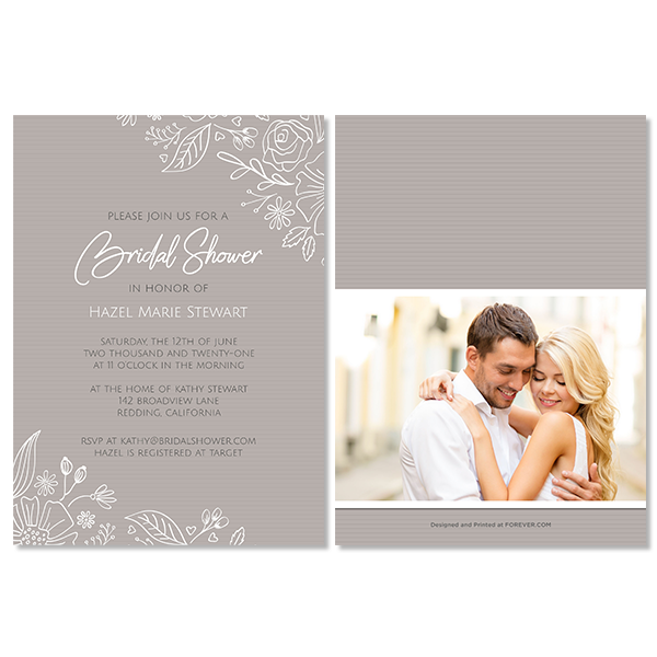 Always & Forever Bridal Shower Invitation