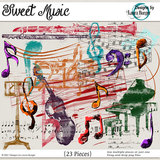 Sweet Music Brushes