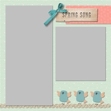 Spring Adventures Pre-Designed 5x5 Mini Book