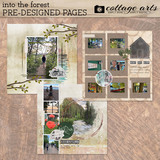 Into the Forest Pre-designed Pages