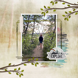 Into the Forest Pre-designed Pages