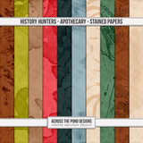 History Hunters - Apothecary - Stained Papers