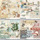 Vintage Mini Mix Scrapbooking Bundle 02