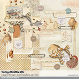 Vintage Mini Mix Scrapbooking Bundle 02