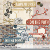 Vintage Mini Mix Scrapbooking Bundle 02