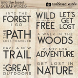 Into the Forest Scrap.Words