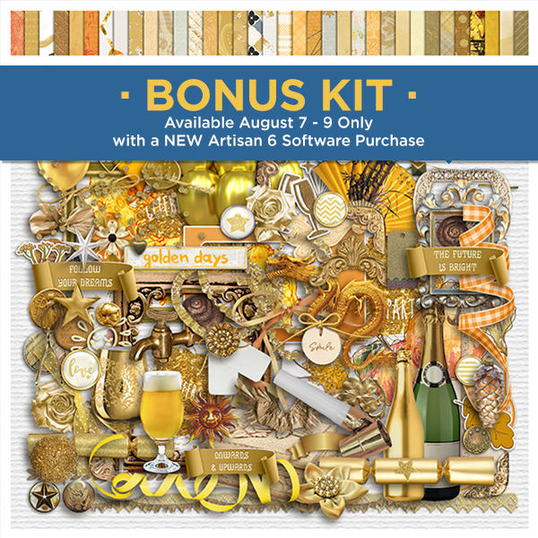 Perfect Palettes - Fields of Gold Digital Art - Digital Scrapbooking Kits