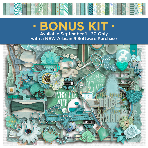Perfect Palettes - Timeless Teal Perfect Palettes - Timeless Teal Digital Art - Digital Scrapbooking Kits