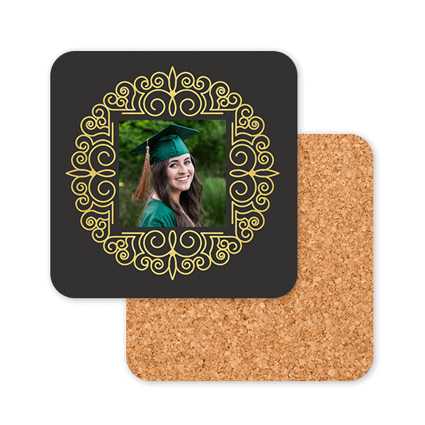 Monogram & Gold Coasters Coaster Set