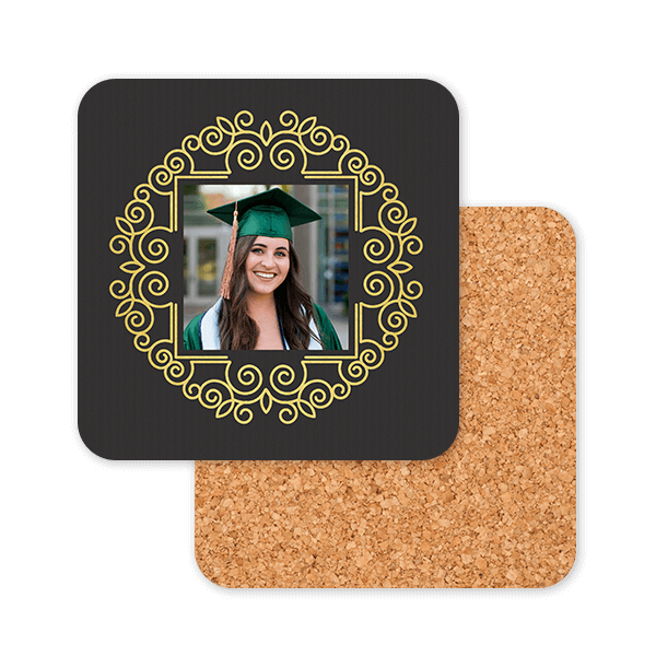 Monogram & Gold Coasters Coaster Set