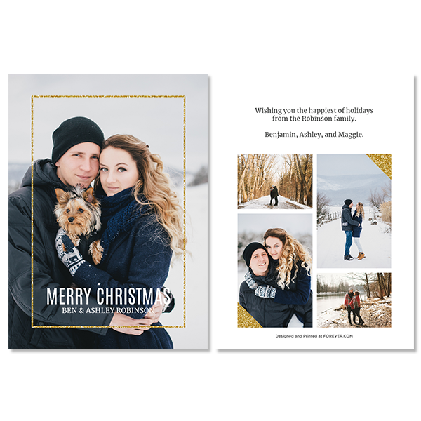 Glitzy Christmas Card
