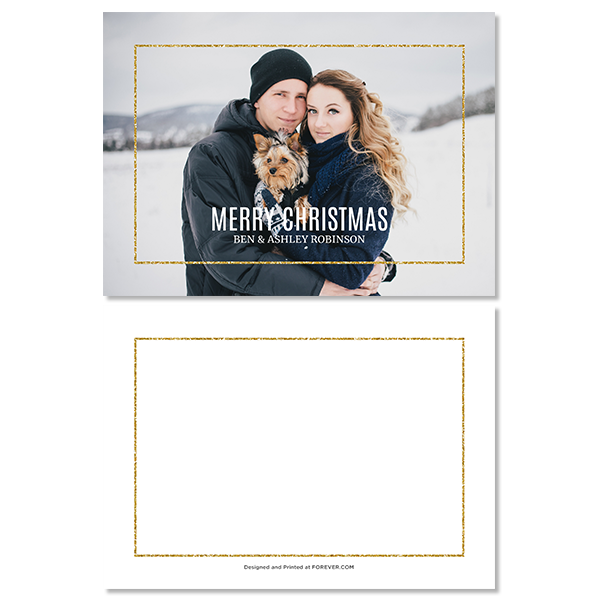 Glitzy Christmas Card
